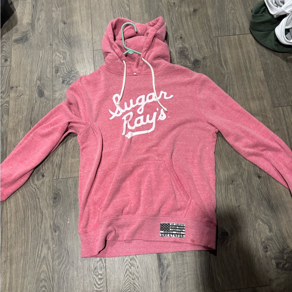 Sugar Rays Pink Hoodie for Men